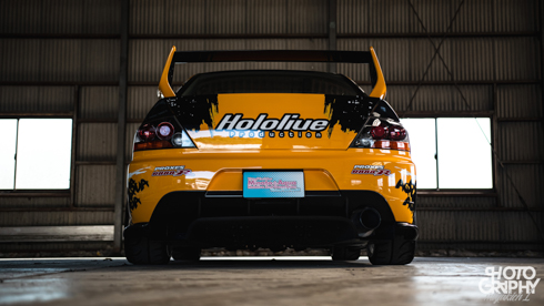 痛車 三菱 ランエボ 湊あくあ  VTuber