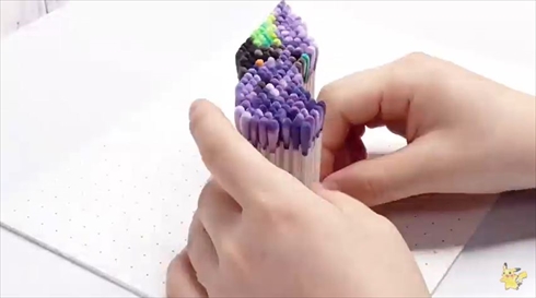 綿棒アート エヴァ