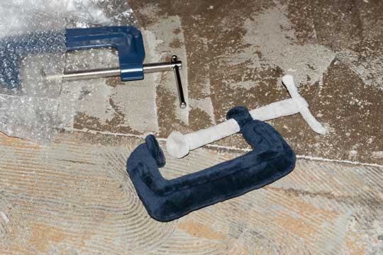 C型 クランプ ぬいぐるみ ハンドメイド 作品