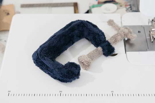 C型 クランプ ぬいぐるみ ハンドメイド 作品