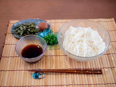おいしそうなそうめん