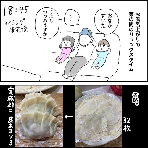 頑張って作ったギョーザ