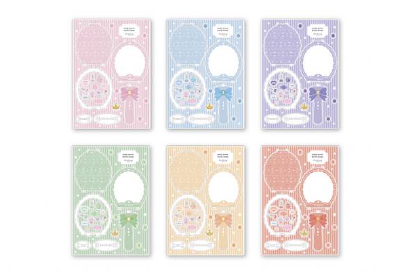 キャンディーミラーアクリルフレーム パステル（2530円／全6種）