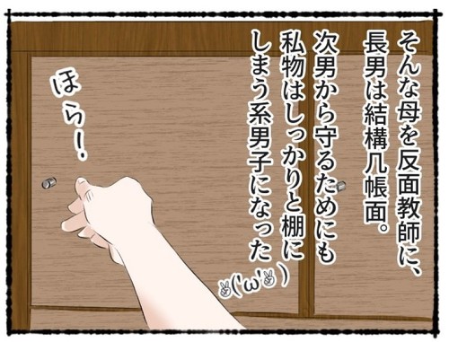 片付けられないオタクママと息子