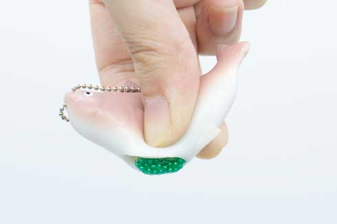 魚卵とびでるマスコット カプセルトイ あそび研究所365