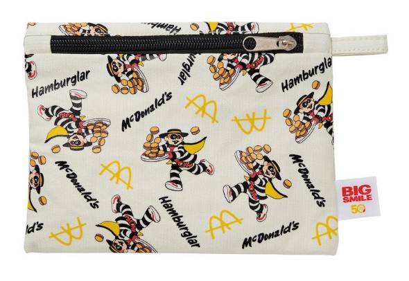  「ファスナー付きポーチ」（ハンバーグラー）