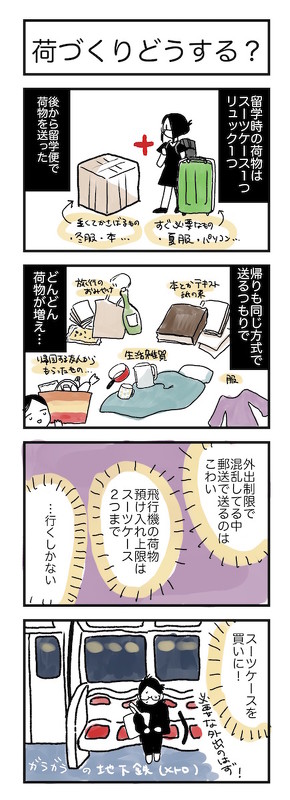 コロナ 帰国日記