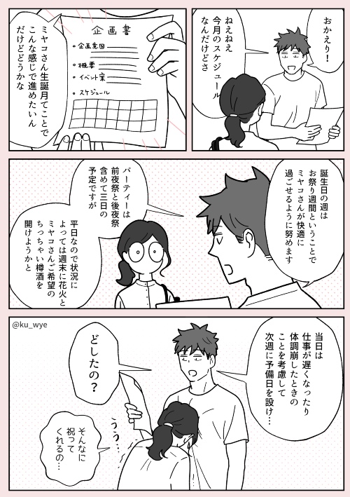 妻の誕生日が待ちきれない