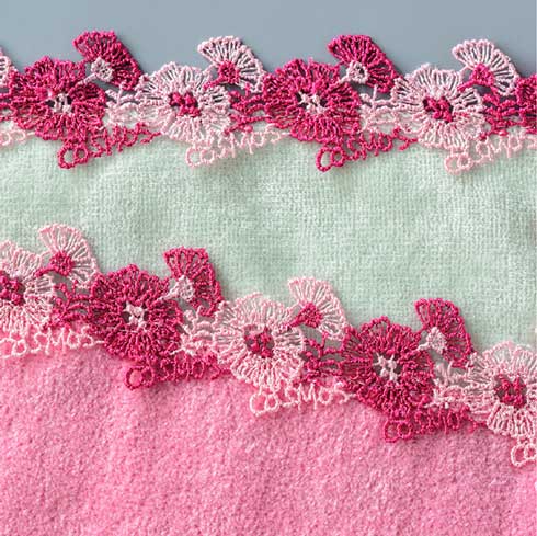 刺繍 タオル ハンカチ 近沢レース 2021秋冬