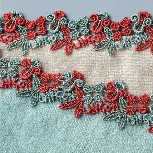 刺繍 タオル ハンカチ 近沢レース 2021秋冬