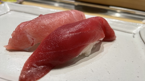 おいしそうなおすしが完成！