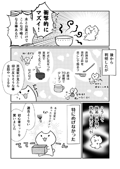 独学で抹茶