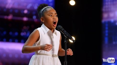 アメリカズ・ゴット・タレント 9歳少女 天才歌うまキッズ オペラ曲 ゴールデン・ブザー サイモン・コーウェル YouTube