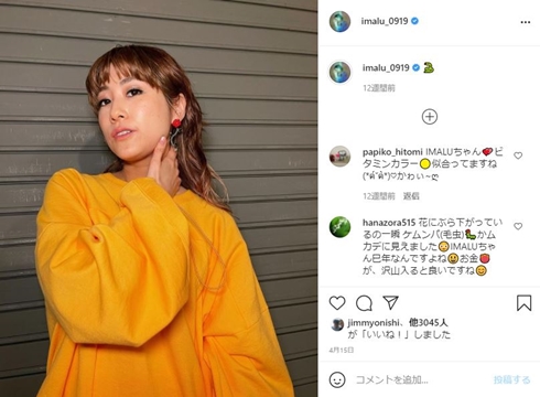 IMALU 明石家さんま 娘 財産 遺産 イマル