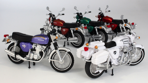 ホンダ ドリーム CB750 FOUR ミニチュア カプセルトイ 白バイ仕様