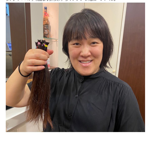 たんぽぽ 白鳥久美子 出産 妊娠 チェリー吉武 ヘアドネーション