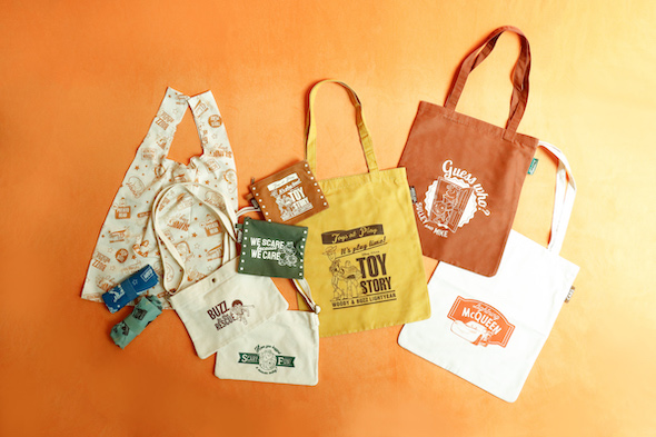 ピクサーのキャラクターをデザインした限定アイテム