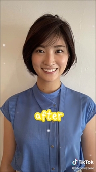 岩本乃蒼 髪 ロングヘア ショートヘア ヘアドネーション インスタ news zero　tiktok