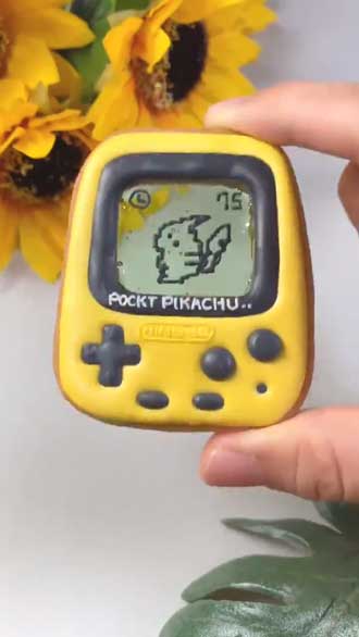 ポケットピカチュウ」を手作りクッキーで再現……！ 本物そっくり