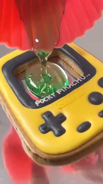 ポケットピカチュウ アイシング クッキー 飴