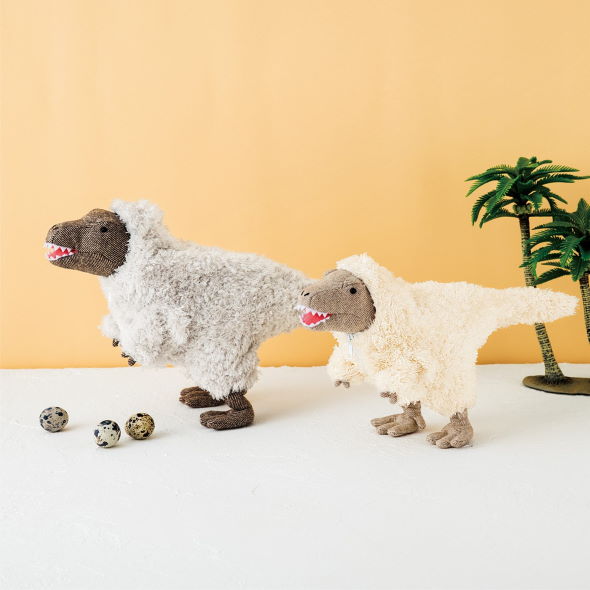 ティラノサウルス 羽毛 ぬいぐるみ フェリシモ