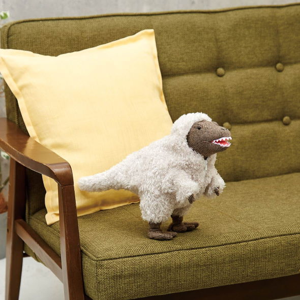 ティラノサウルス 羽毛 ぬいぐるみ フェリシモ