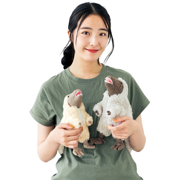 ティラノサウルス 羽毛 ぬいぐるみ フェリシモ