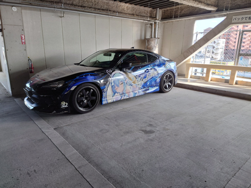 痛車 ホロライブ 雪花ラミィ トヨタ86