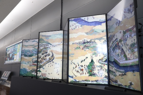 「関ヶ原山水図屏風」