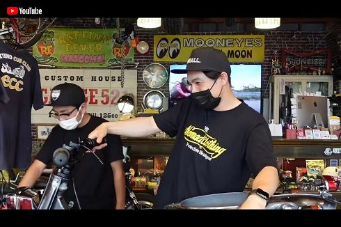 中尾明慶 カブ バイク