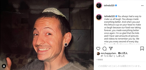 チェスター・ベニントン リンキン・パーク 自殺 死去 妻 タリンダ・ベントレー 結婚 子ども