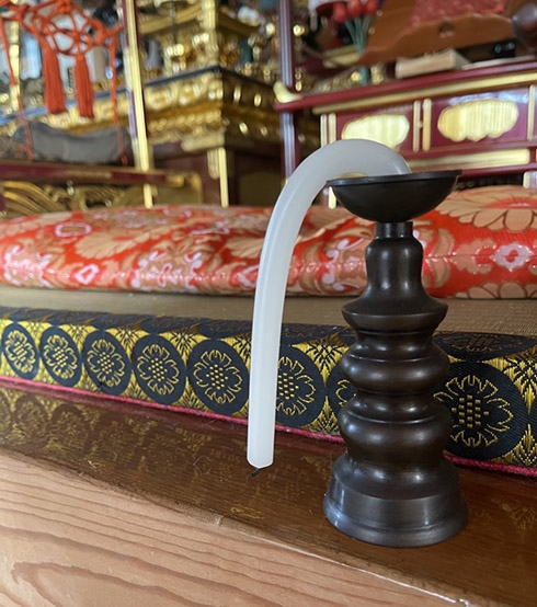 ろうそく 那須の長楽寺