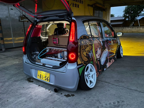 痛車 ホロライブ ダイハツミラ 桐生ココ