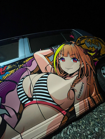 痛車 ホロライブ ダイハツミラ 桐生ココ