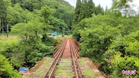 二ノ渡鉄橋。このスリルよ