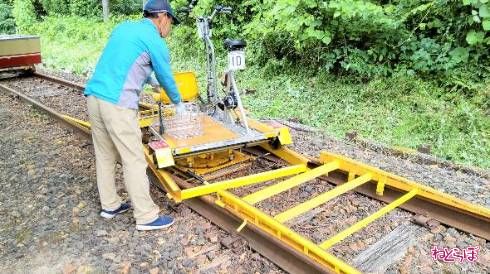 転車台をぐるり