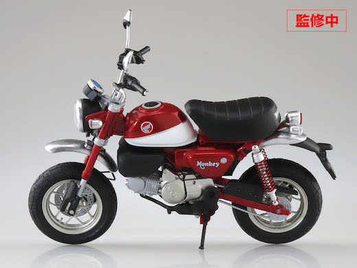 青島文化教材社☆モンキー125☆赤色☆1/12☆ダイキャスト製☆未開封 ホンダ「モンキー125」1/12スケールで立体化 青島文化教材社