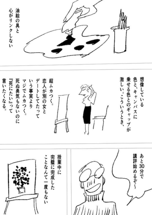 漫画家 油絵 美術大学