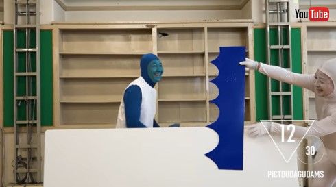 チョコレートプラネット 動くピクトグラム パロディー