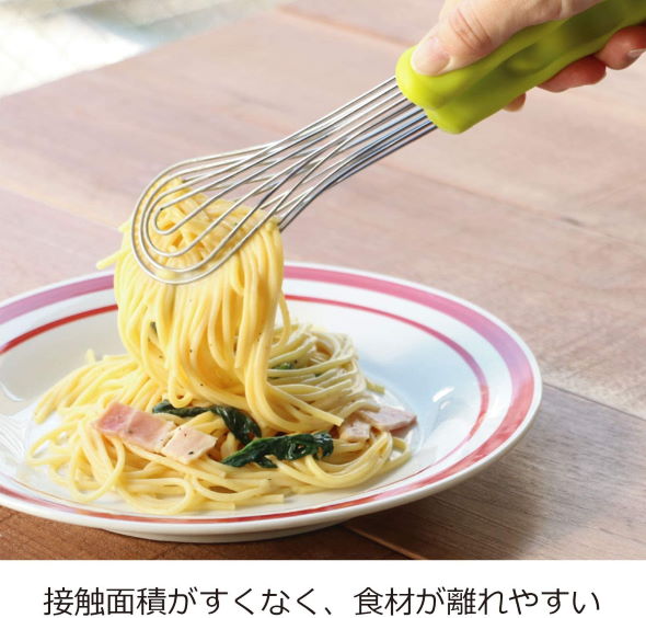 ニッセン 悪魔合体 調理器具 キッチン トング ののじ パスタ パクハグパスタトング