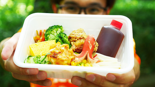 【PR】丸亀製麺　テイクアウト　丸亀こどもうどん弁当　タイアップ