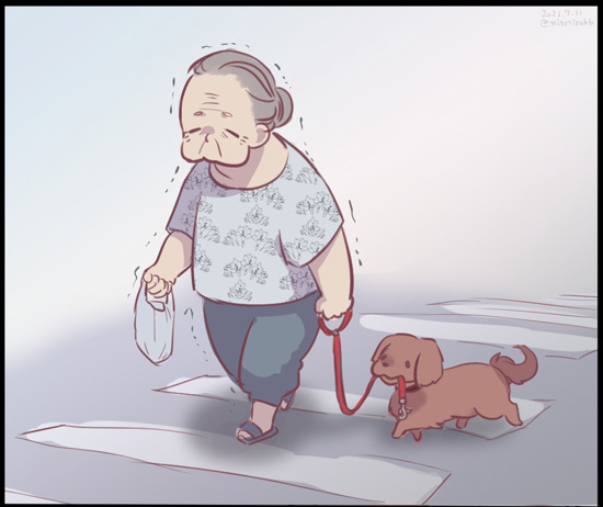 すごいワンコ1コマ目