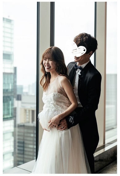 舟山久美子 出産 妊娠 マタニティーフォト