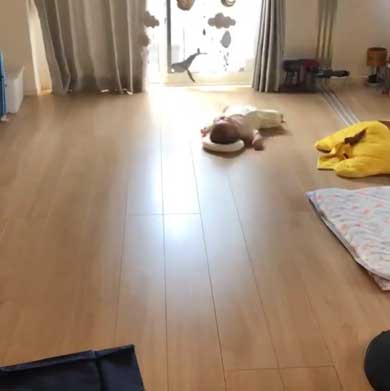 背ばい 日本代表 赤ちゃん 生後3カ月