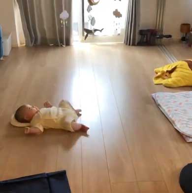 背ばい 日本代表 赤ちゃん 生後3カ月