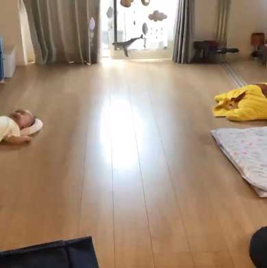 背ばい 日本代表 赤ちゃん 生後3カ月