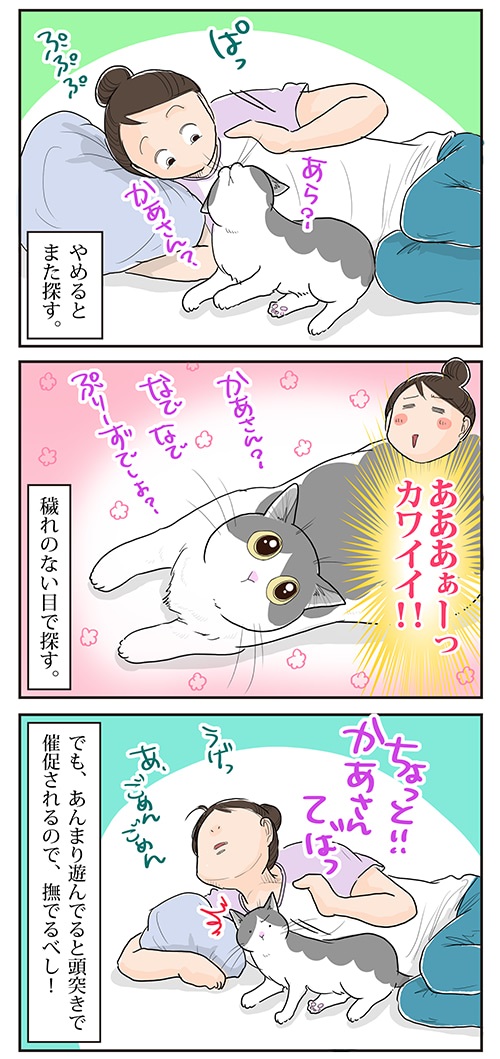 母さんは今日も世話をやく