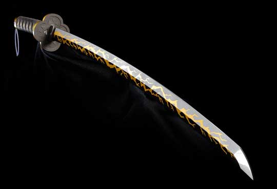 鬼滅の刃 我妻善逸 日輪刀 1/1 立体化 ギミック