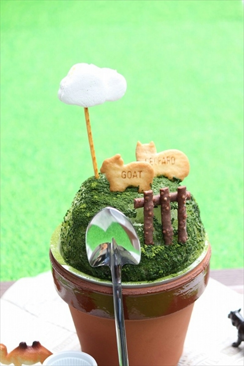 かつおのあたま”を植木鉢にぶっ刺したかき氷が話題！ 藤枝市陶芸