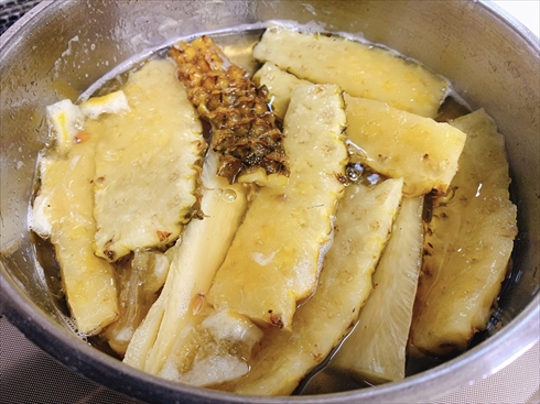 パイナップル ジュース パイナップルの皮